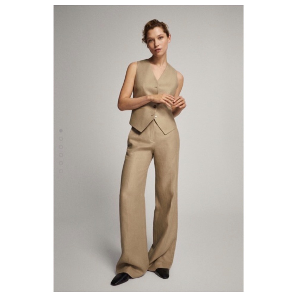 Wide Leg Trousers Massimo Dutti